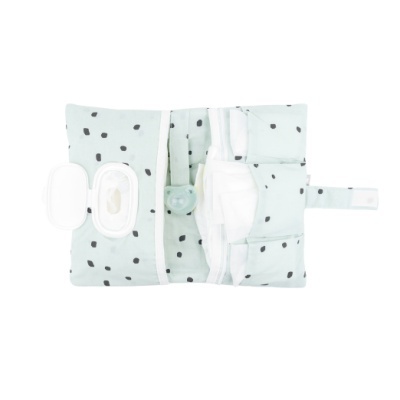 KIKKABOO Bolsa Fraldas Bear Whith Me Menta
