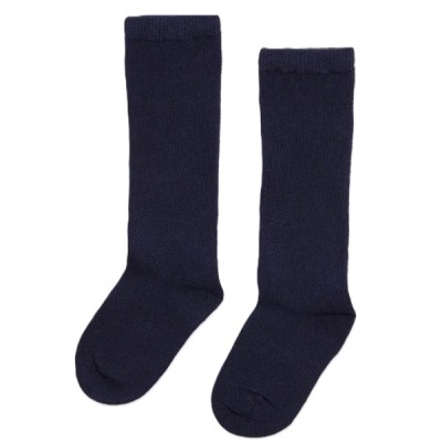 Meias Altas Bebé Marinho Ysabel Mora