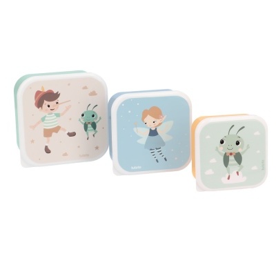 TUTETE Conj. 3 Lancheiras The Wooden Boy