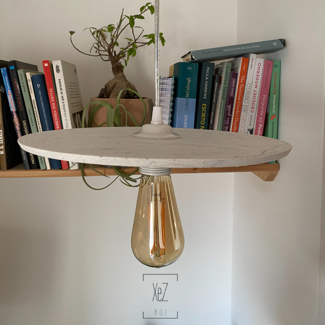 Candeeiro de Teto  - Modelo Bolacha