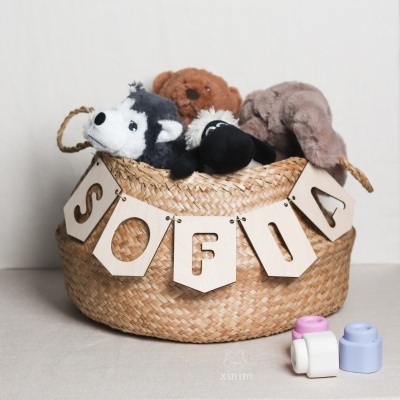 Bandeirinhas de madeira