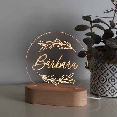 Candeeiro Coroa de Folhas