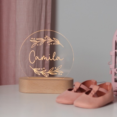 Candeeiro Coroa de Folhas