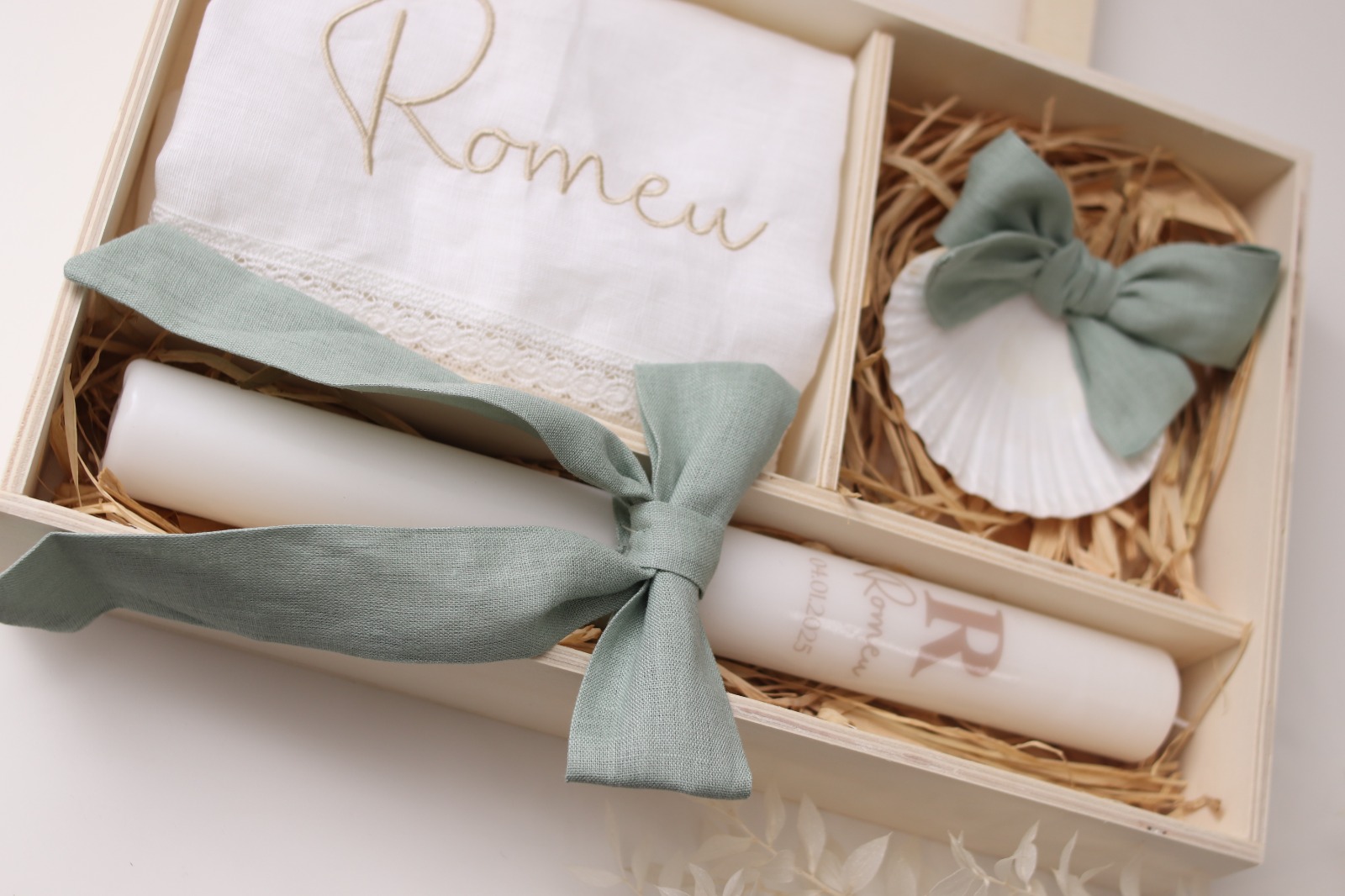 Conjunto de batizado - Nome