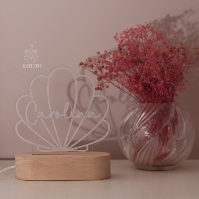 Candeeiro Concha recortada