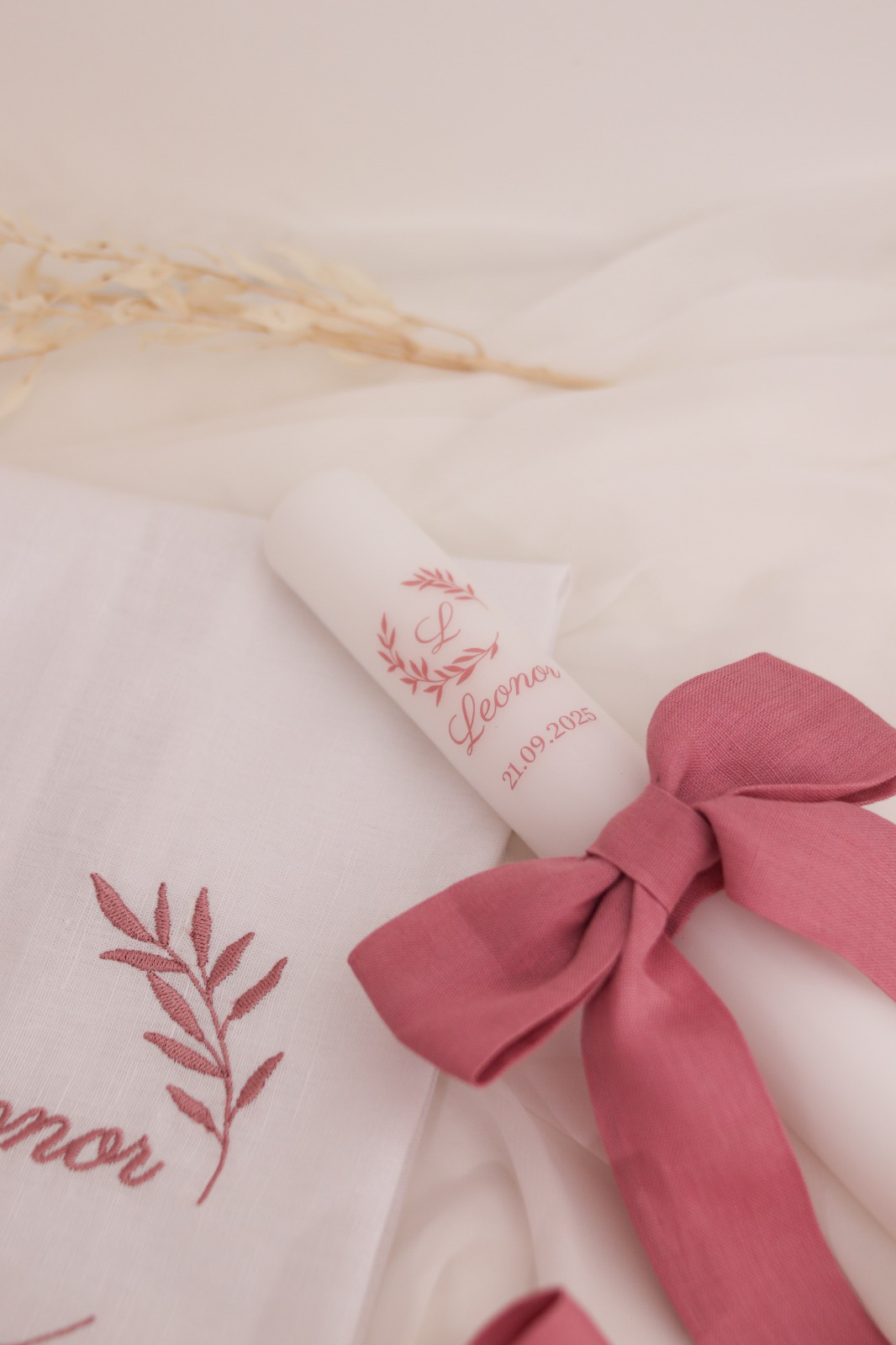 Conjunto de batizado - Coroa aberta grande