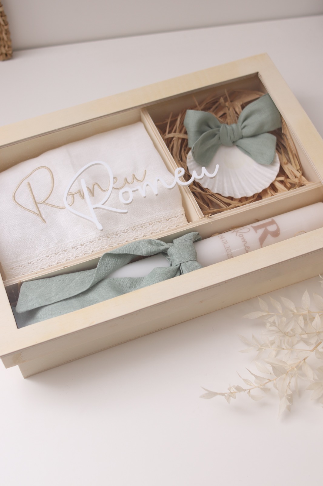 Conjunto de batizado - Nome