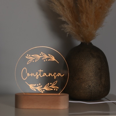 Candeeiro Coroa de Folhas