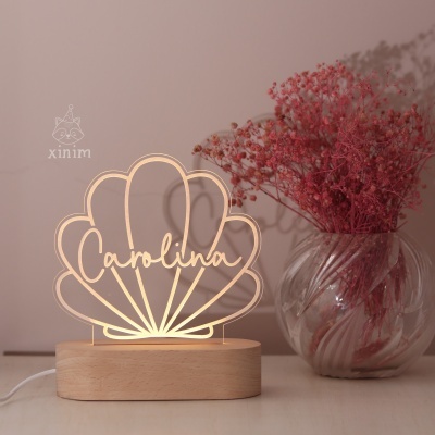 Candeeiro Concha recortada