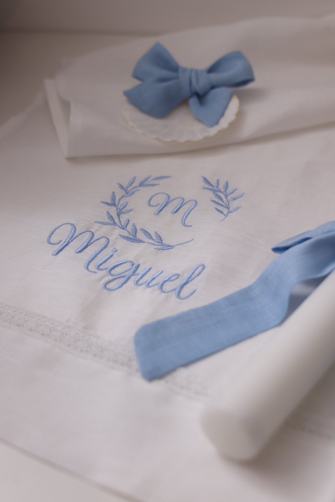 Conjunto de batizado - Coroa aberta pequena