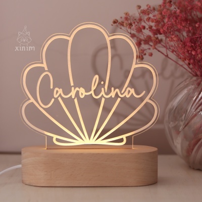 Candeeiro Concha recortada