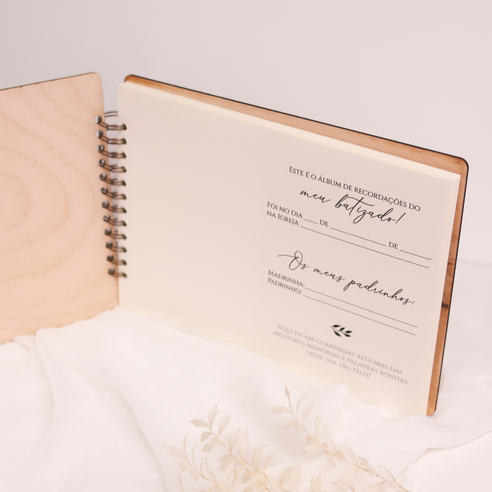 Álbum de batizado/livro de honra (vários modelos)