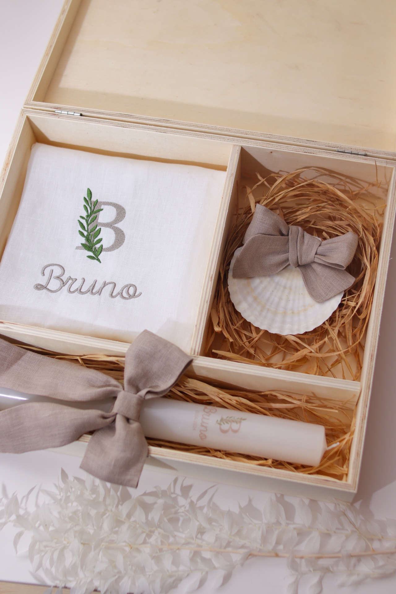 Conjunto de batizado - Monograma