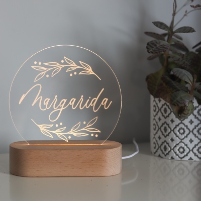 Candeeiro Coroa de Folhas