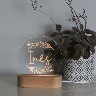 Candeeiro Coroa de Folhas