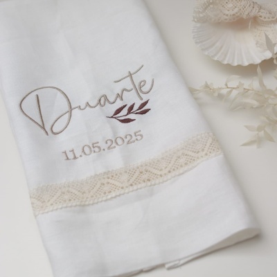 Conjunto de batizado - caixa clássica de madeira