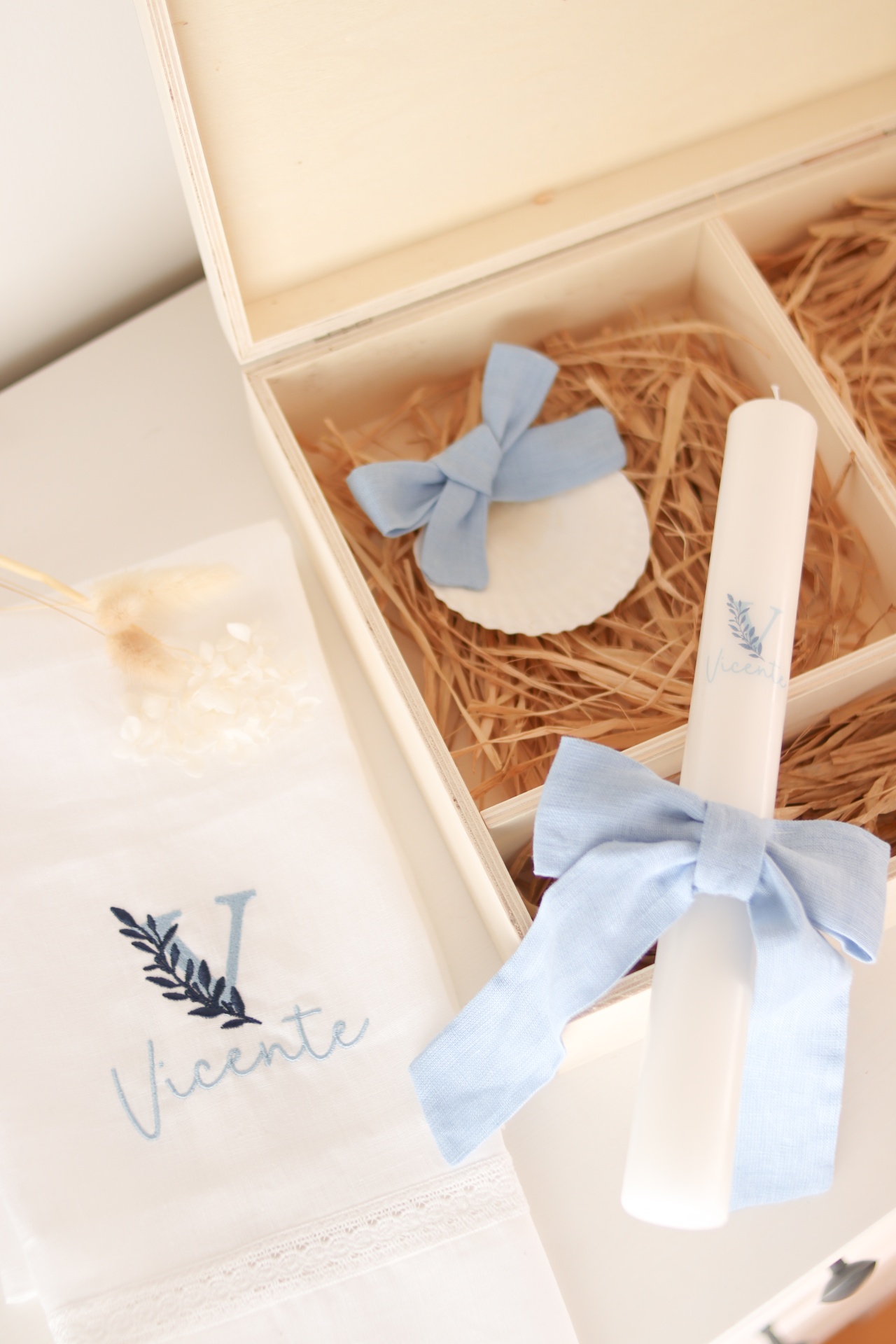 Conjunto de batizado - Monograma