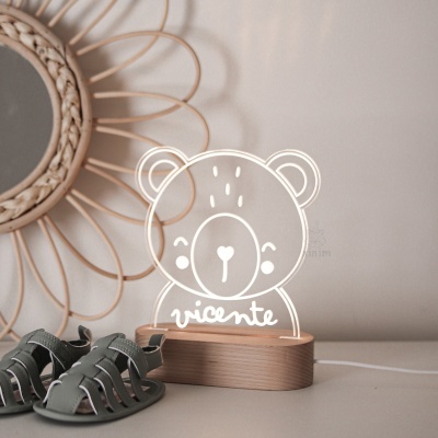 Candeeiro Cabeça de Ursinho