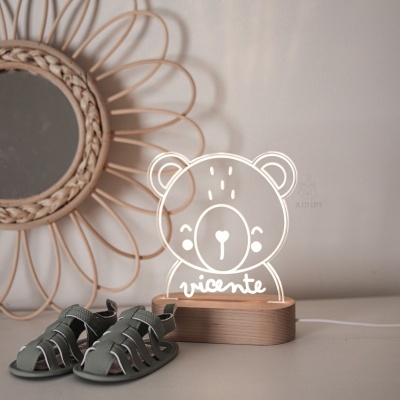 Candeeiro Cabeça de Ursinho