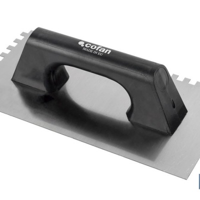 Espatula dentada INOX pente 8mm.