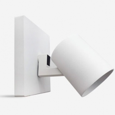 Aplique Natan Simples GU10 Branco / Preto