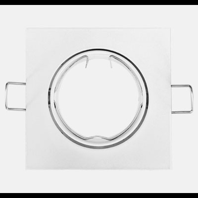 Aro GU10 Quadrado Oscilante Mate