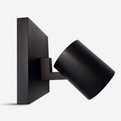 Aplique Natan Simples GU10 Branco / Preto