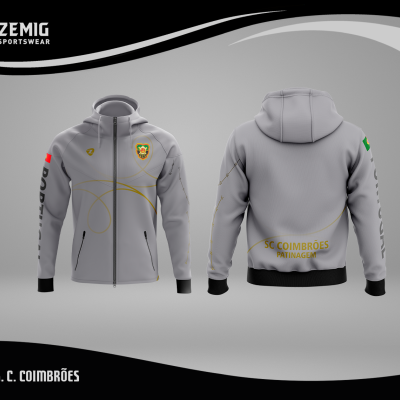 #106#ZM-1401#Casaco com Capuz Sublimado