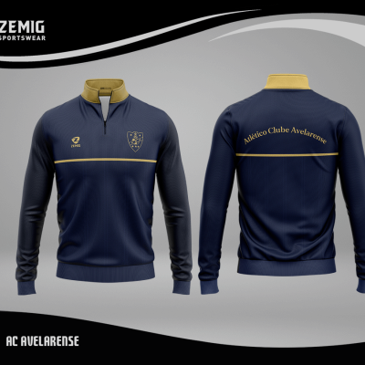 ZM-25001#Sweat de Fecho Sublimada