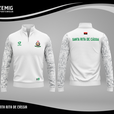 ZM-25009#Sweat de Fecho sublimada