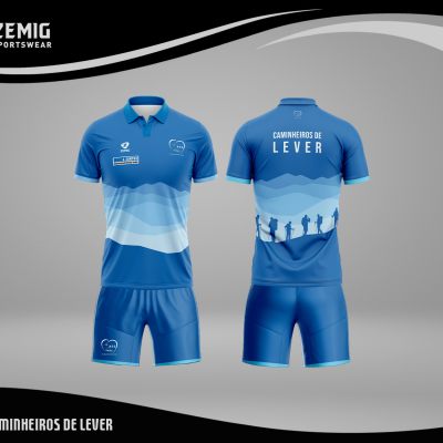 #129#kIT-ZM-2000#Conjunto sublimado (Polo + Calção)