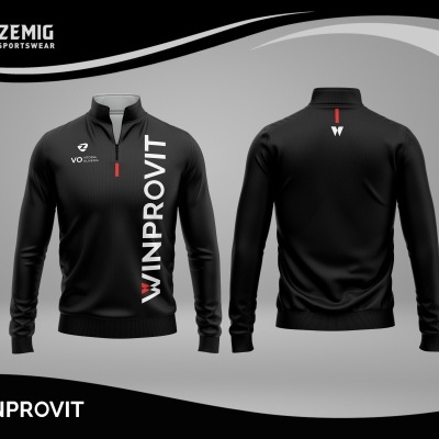 ZM-25015#Sweat de Fecho Sublimada