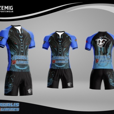 #105#kIT-ZM-1000#Conjunto sublimado (Camisola + Calção)