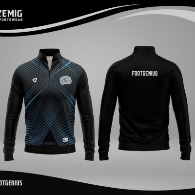 ZM-25013#Sweat de Fecho Sublimada