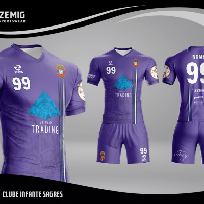 #104#kIT-ZM-1002#Conjunto sublimado (Camisola + Calção)