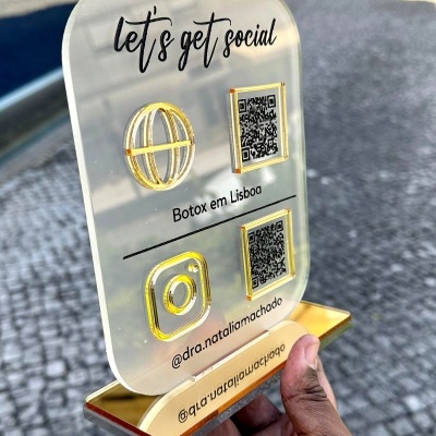 Placa QR Code Especial