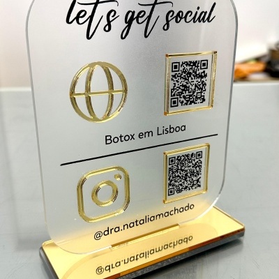 Placa QR Code Especial