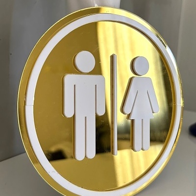 Placa Casa de Banho / WC