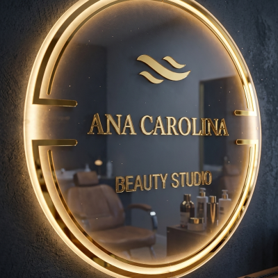 Placa de Acrílico com LED