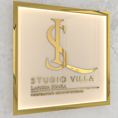 Placa com Iluminação Interna Placa com Iluminação Interna