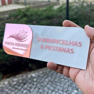 Placa de Porta Folha