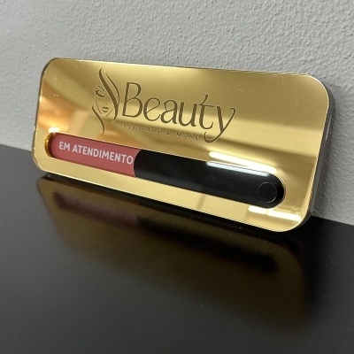 Placa Em Atendimento / Livre