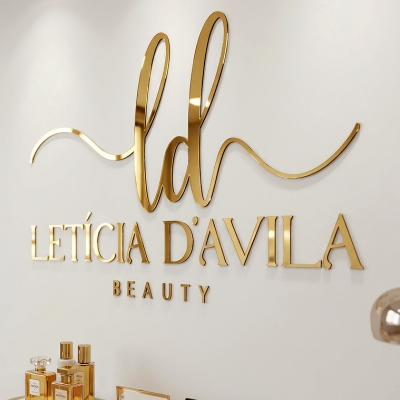 Letreiro de Acrílico Espelhado