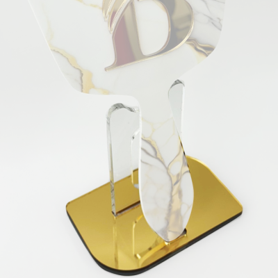 Espelho de Mão Com Logo Gravada