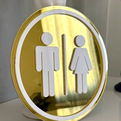 Placa Casa de Banho / WC