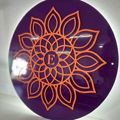 Placa de Acrílico com LED Placa de Acrílico com LED