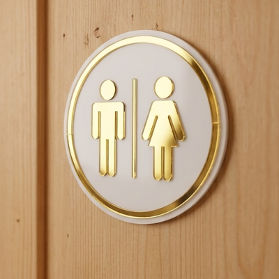 Placa Casa de Banho / WC