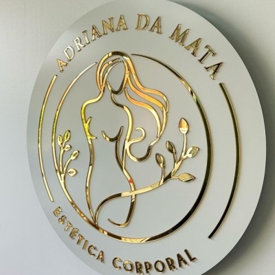 Placa em Acrílico com Fundo