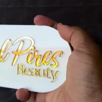 Placa de Porta Arredondada