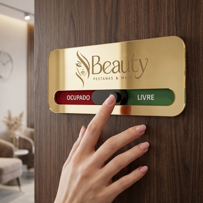 Placa Em Atendimento / Livre